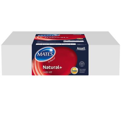 Mates Natural Condoms 144 Clinic Pack