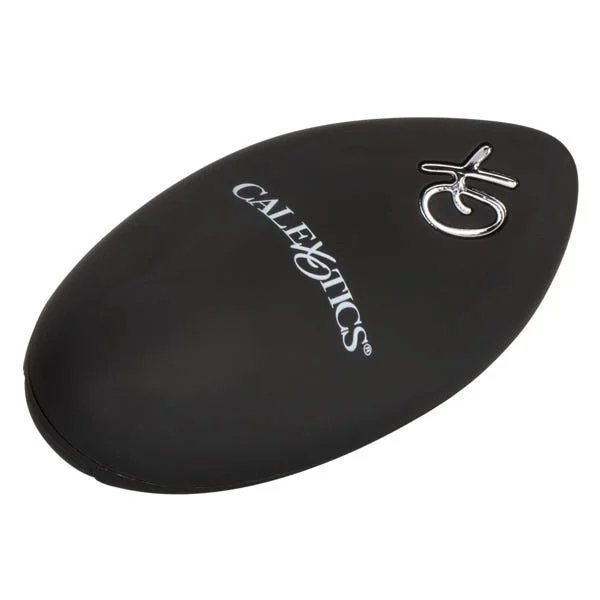 CalExotics Silicone Remote Rechargeable Curved Vibrating Egg