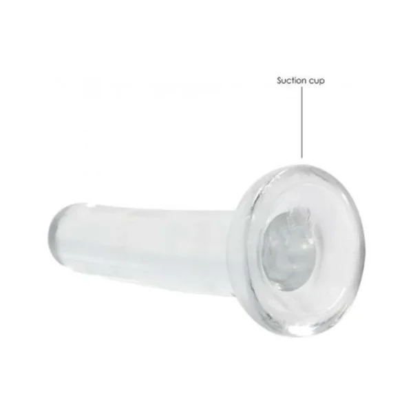 Realrock Crystal Clear Realistic Dildo With Balls 10 In. Turquoise