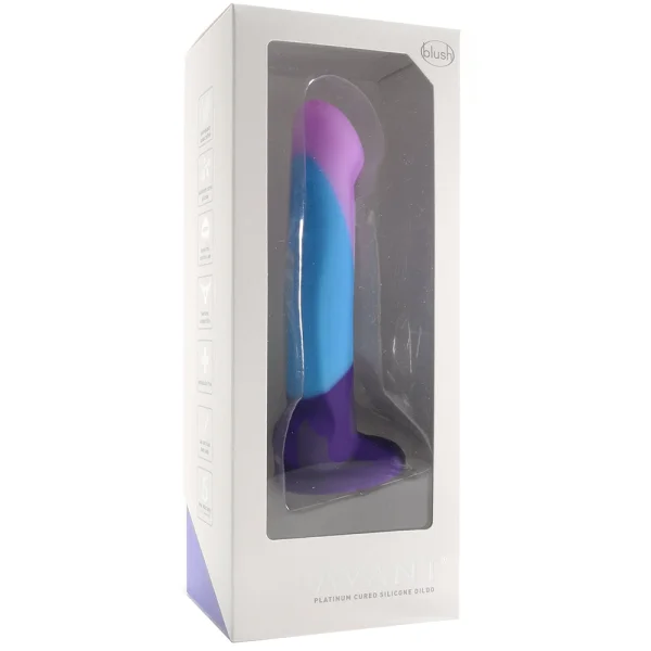 Blush Avant D16 Purple Haze Silicone Dildo with Suction Cup