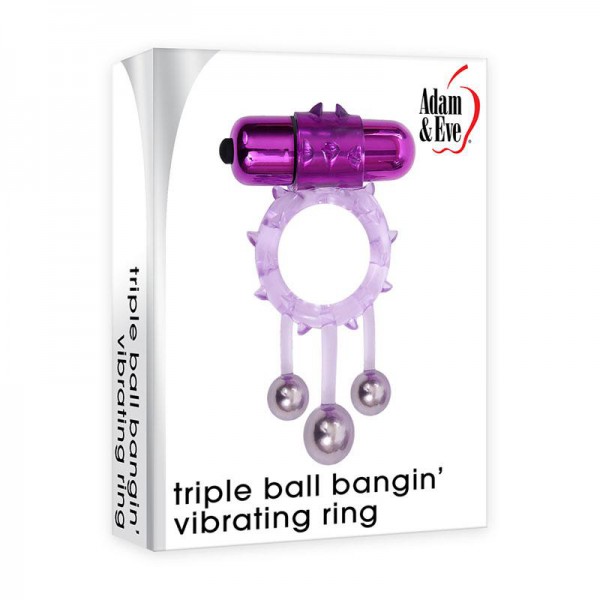 Adam & Eve Triple Ball Bangin Vibrating Ring