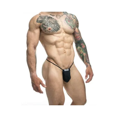 Women s Lingerie Malebasics Justin Simon Classic G string Bulge Black S m