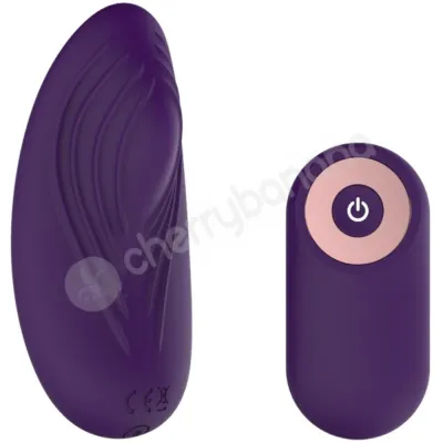 Velvetine Nora Purple Palm Held Clit Vibrator Or Panty Vibe