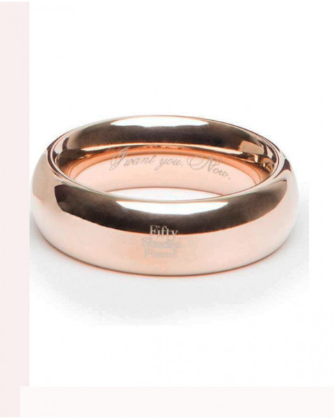 Fifty Shades Freed I Want You Now Steel Love Ring