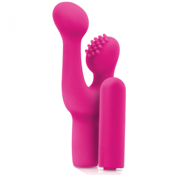 Dual-Action Stimulator with Detachable Bullet Vibrator