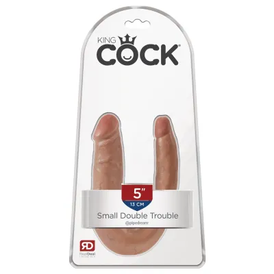 King Cock U Shaped Small Double Trouble Tan