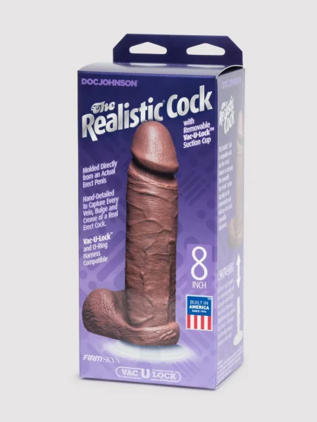 Doc Johnson Realistic Vac-U-Lock Dildo 8 Inch — image 18 of 18