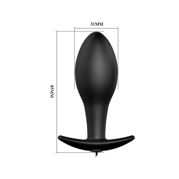 3.4" Vibrating Butt Plug