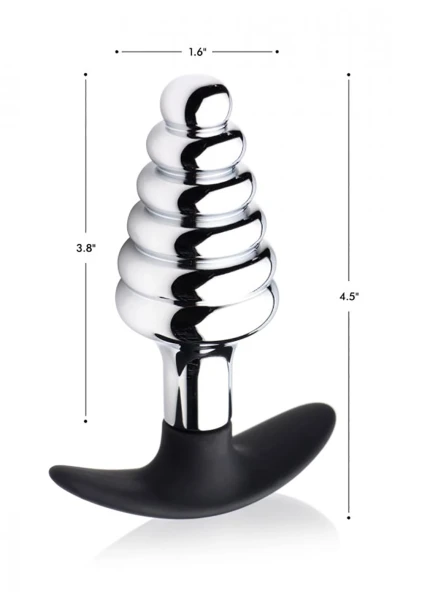 Dark Hive Metal and Silicone Anal Plug