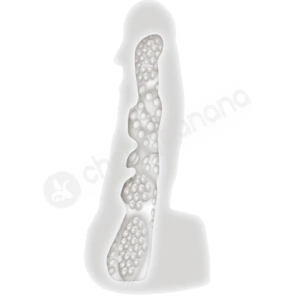 Gender X Stroke & Poke Clear Anal Entry Strokeable Penis Masturbator