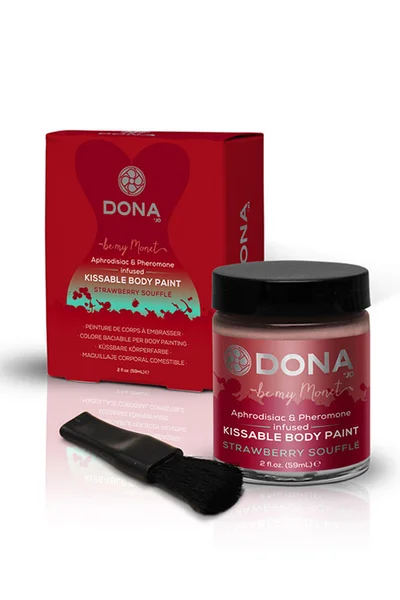DONA 59ml Strawberry Soufflé Body Paint — image 2 of 2