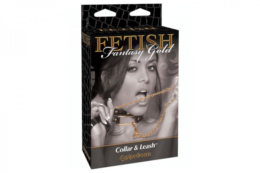 Fetish Fantasy Gold - Collar & Leash