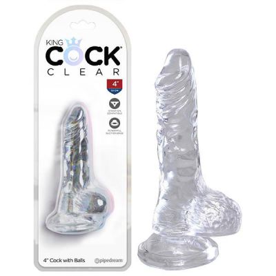 King Cock Clear 4 Cock with Balls