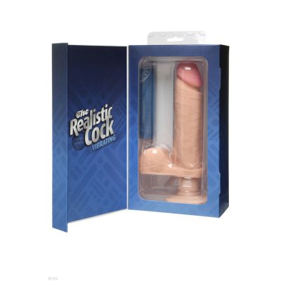 Doc Johnson Realistic Vibrating 8 Dong with Suction Cup