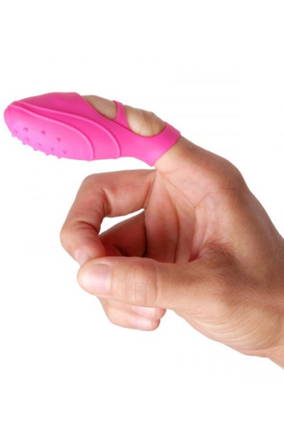 Frisky 3" Textured Silicone Finger Vibrator