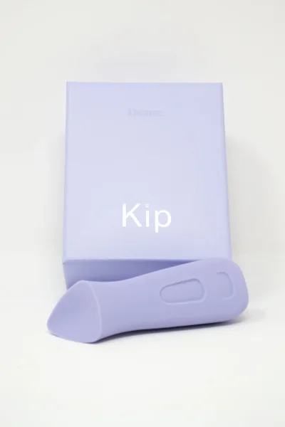 KIP Silicone Rechargeable Waterproof Lipstick Vibrator by Dame - Lavender