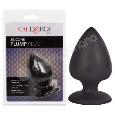 Black Silicone Plump Plug