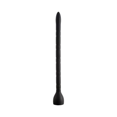 Kink In Deep Silicone Anal Snake 19 5 inches Black