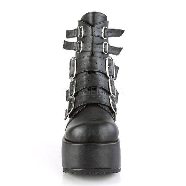 4 1/4 inches PF Ankle Boot w/ Multi Buckle Straps, Back Zip — image 6 of 8