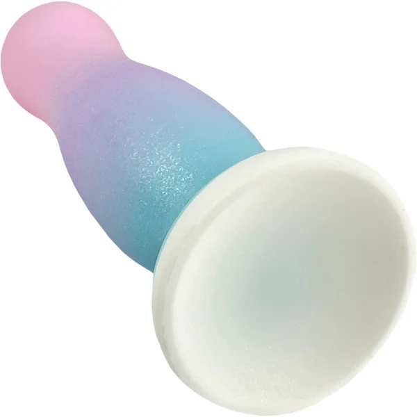 Cotton Candy Fairy Dust 5.7" Silicone Suction Cup Dildo