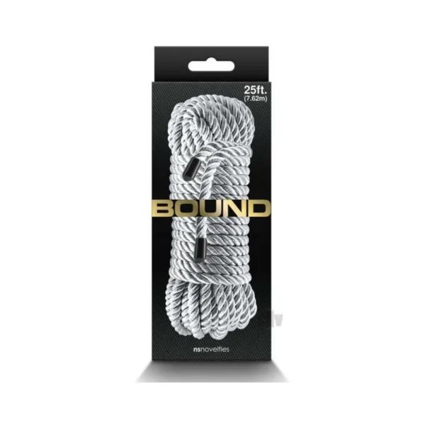 Restraints: Bound Rope 25ft Silver