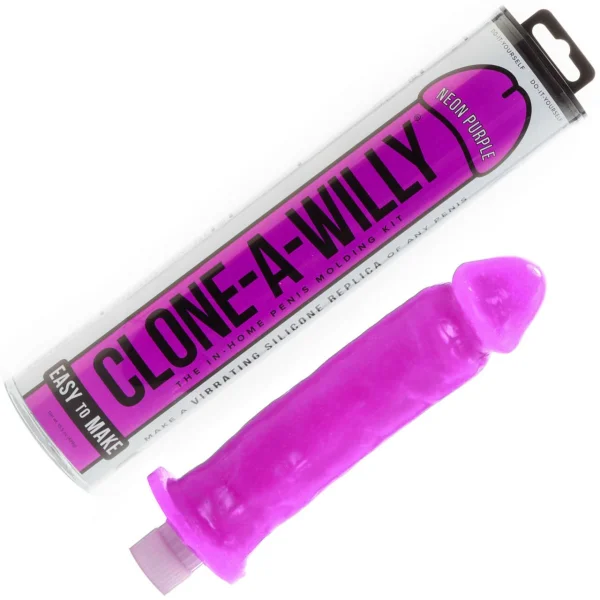 DIY 'Clone-a-Willy' Vibrator Mold Kit in Neon Purple