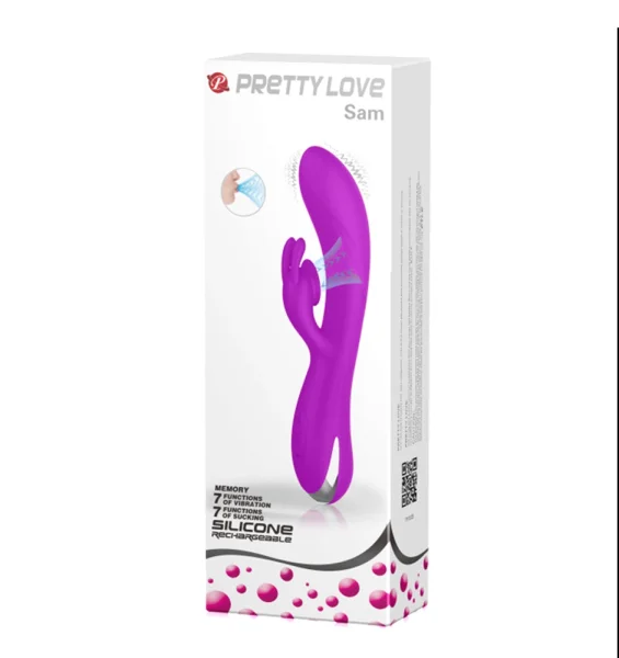 Pretty Love Sam Come Hither Sucking Rabbit - Fuchsia