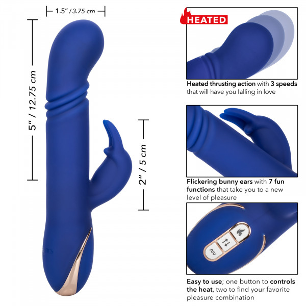 Heated Thrusting Rabbit Vibrator