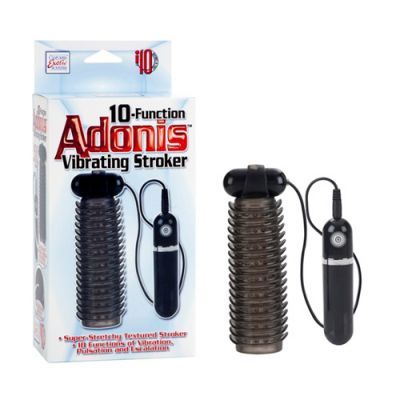 10 function Adonis Vibrating Stroker Smoke