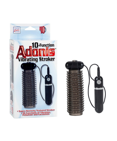 10-function Adonis Vibrating Stroker - Smoke