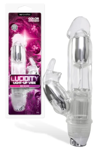 nsnovelties 8" Light-Up Waterproof Rabbit Vibrator — image 5 of 6