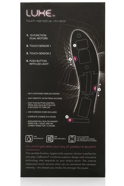 California Exotic Rechargeable Touch-Sensitive 7.5" Luxury Rabbit — image 12 of 18