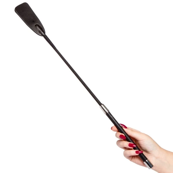 Bondara Luxe Suspense Faux Leather Slapper Riding Crop – 21 Inch