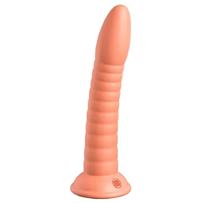 Dillio Platinum Wild Thing Silicone Dildo 7 In Peach