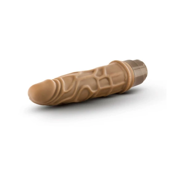 Dr. Skin - Cock Vibe - 7.25 Inch Vibrating Cock - Mocha — image 13 of 17
