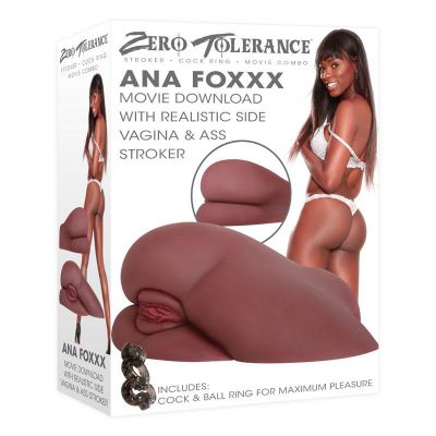 Zero Tolerance Ana Foxxx Realistic Side Vagina Ass Stroker