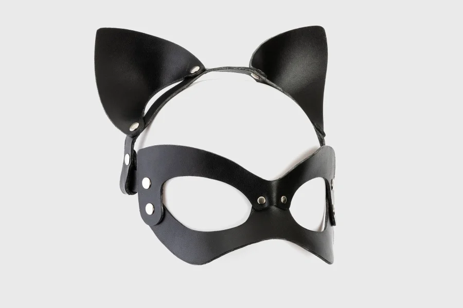 Vienna Cat Eye and Ear Mask by Liberator Leather