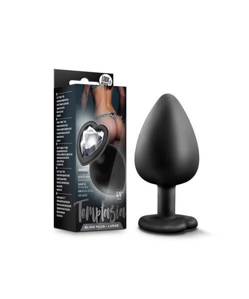 Temptasia Bling Plug Large Black