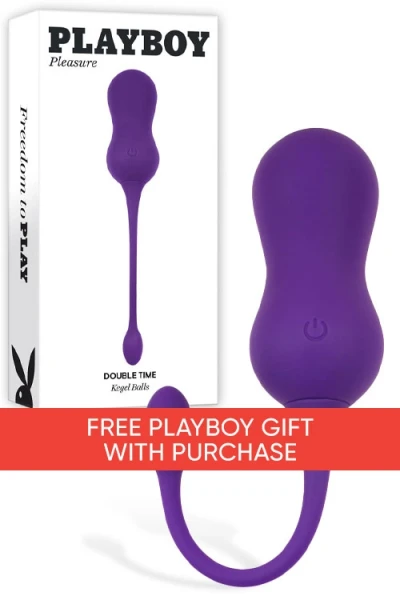 Playboy Double Time 7" Vibrating Kegel Balls