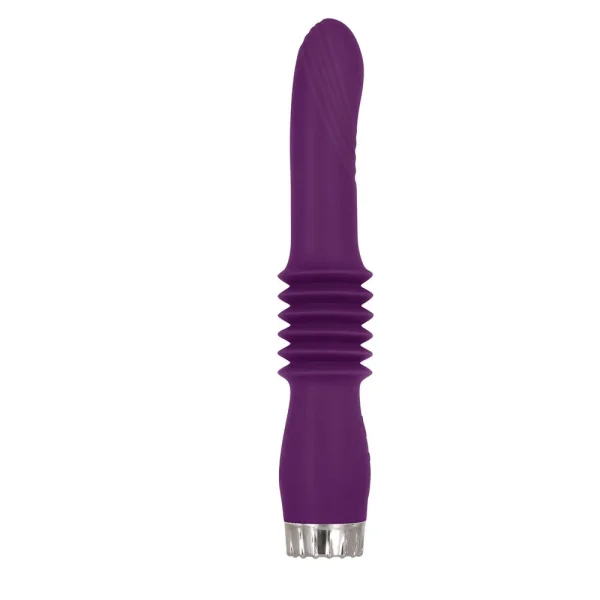 A&e Deep Love Thrusting Wand Silicone Rechargeable Purple