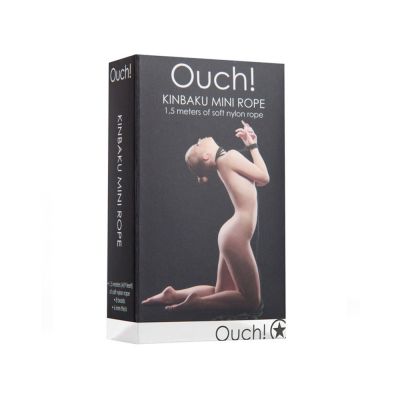 Ouch Kinbaku Mini Rope 1 5m Black