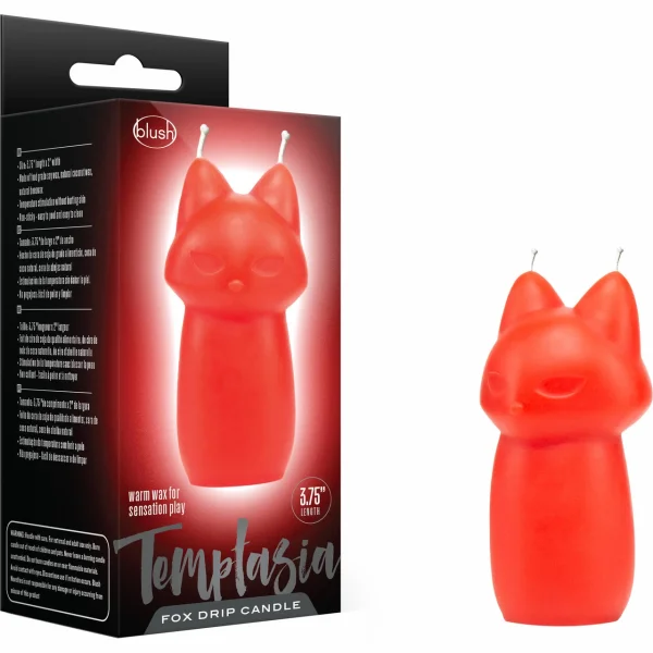 Blush Temptasia Fox Drip Candle