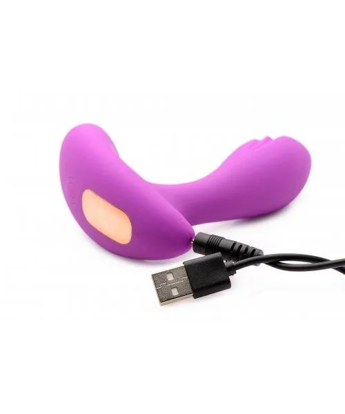 10X G-Pearl G-Spot Stimulator With Moving Beads Purple