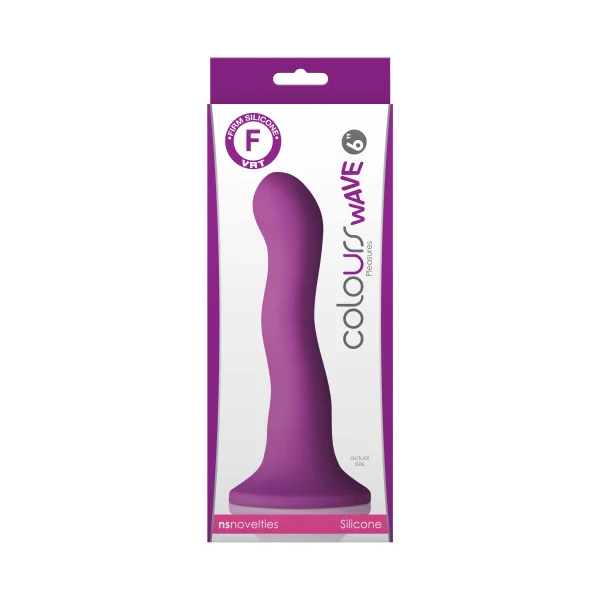 Colours - Wave - 6" Dildo - Purple