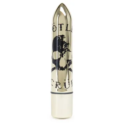 Motley Crue Skull Bullet Vibe 10f Gold
