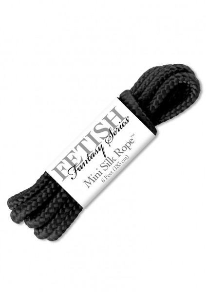 FF Mini Silk Rope - Black - BDSM Straps