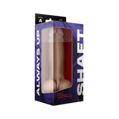 Shaft Model A Liquid Silicone Dong With Balls 9 5 In Pine