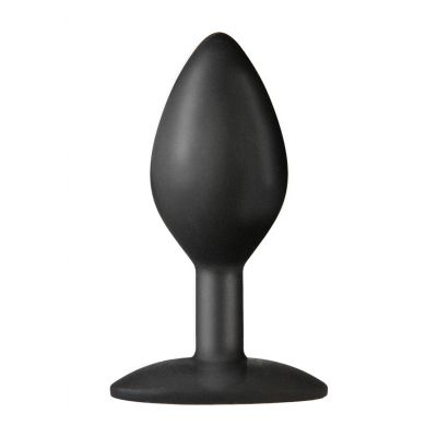 The Minis Spade Medium Black Male Butt Plug