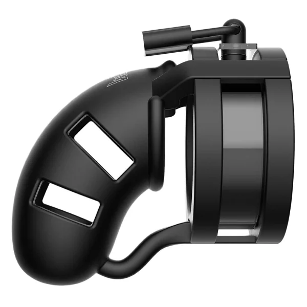 Mancage Model 18 - 3.5 Inches Silicone Cock Cage & Ballsplitter