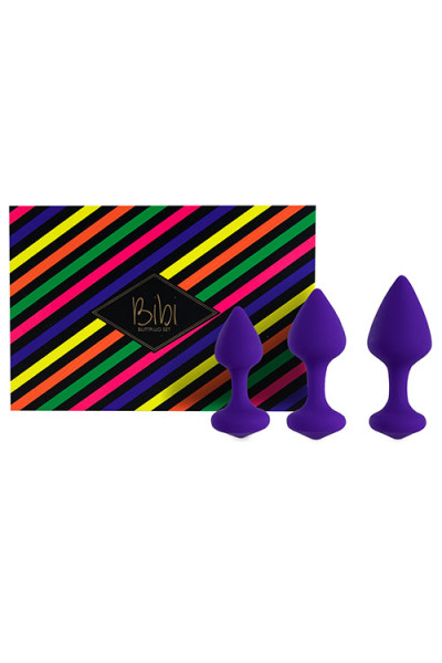 Feelz Bibi Silicone Butt Plug Set (3 Pce)